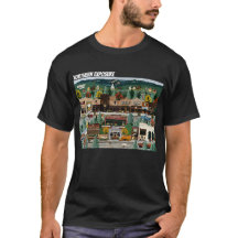"Exposição ao Norte" ~ Roslyn, Washington T-Shirt