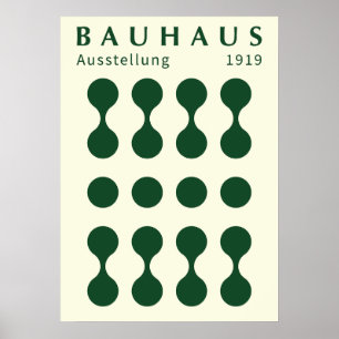 Exposição Bauhaus 1919 Impressão de forma, decoraç
