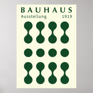 Exposição Bauhaus 1919 Impressão de forma, decoraç