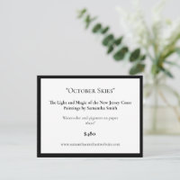 Exposição de Arte Editável Exibindo Cartões de Art