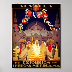 Exposição Ibero-Americana poster de 1929