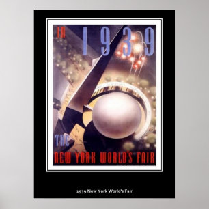 Exposição universal de New York do poster vintag