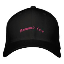 Expressar Amor Texto Romântico Impresso Boné Preto
