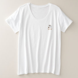 Expresse-se – Camiseta de Café Sorridente e Divert