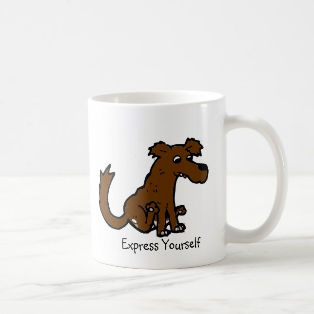 Expresse-se caneca de café (Direita)