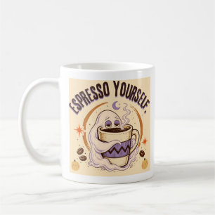 Expresse-se – Caneca Fantasma para Amantes de Café