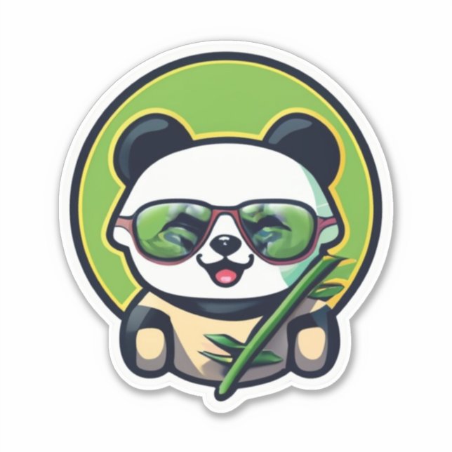 Expresse-se com os adesivos Panda (Frente)
