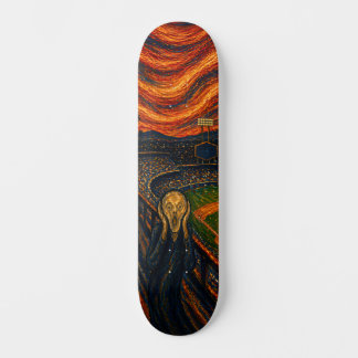 Expressionist Baseball Stadium Skateboard Deck