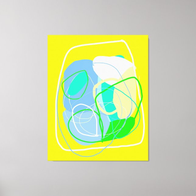 Expressionista a negrito Impressão de Telas Estica (Frente)