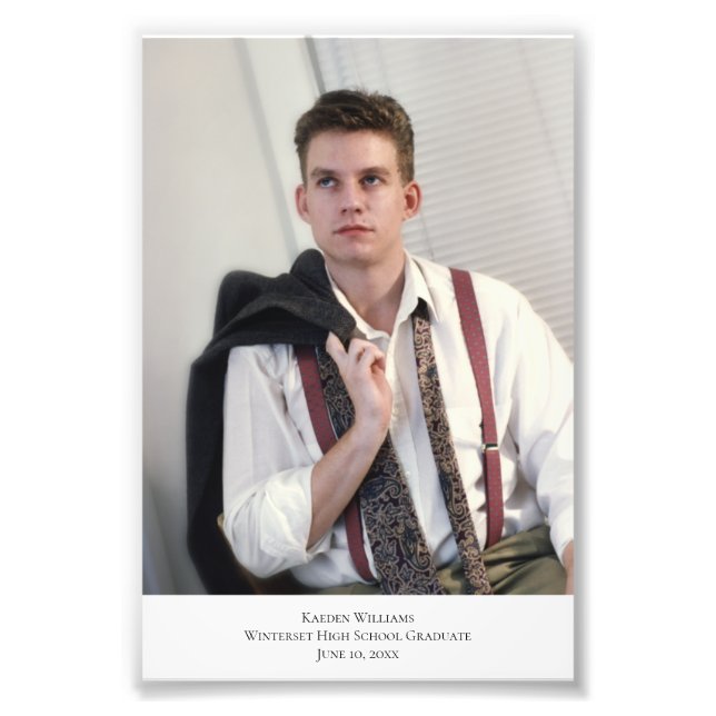 Extensão de Fotografia com Legenda de Retrato Pers (Frente)