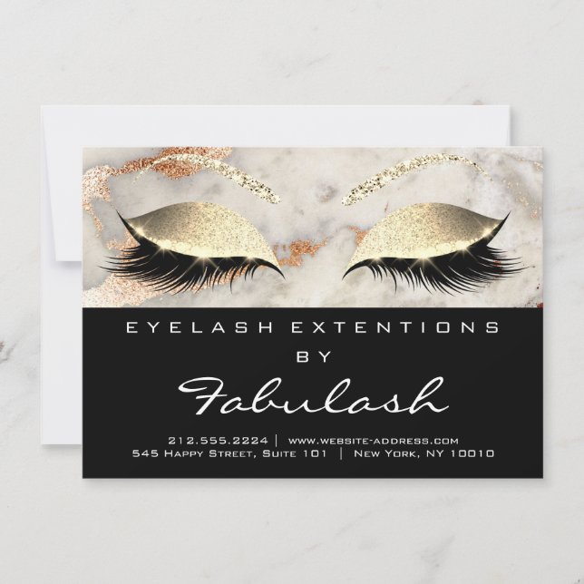 Extensão Lash Instruções pós-tratamento Cinza de c (Frente)