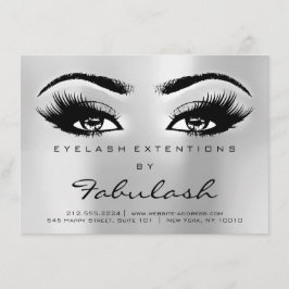 Extensão Lash Instruções pós-tratamento Cinza prat