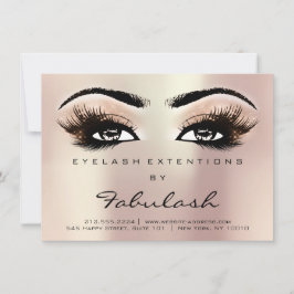 Extensão Lash Instruções pós-tratamento Rosa Doura