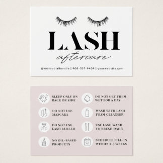Extensões Eyelash Simples Modernas Lash Após Cuida