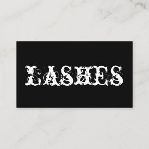 Extensões Lash, Cartão de visita de Salão