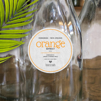 Extrato Laranja Etiqueta de Engarrafamento Persona
