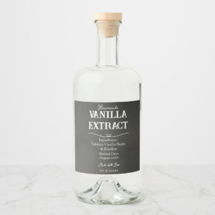 Extrato personalizado personalizado de Vanilla