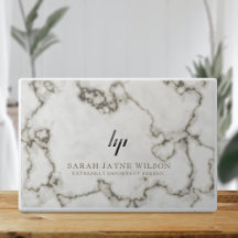 Extremamente importante Faux Marble Pele do Laptop