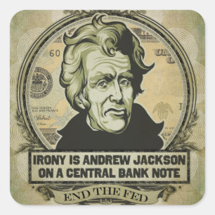 Extremidade de Jackson as etiquetas de Fed