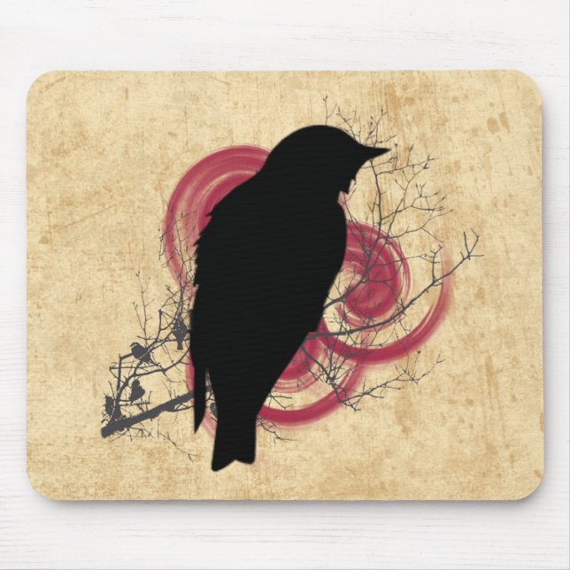 Extremidade do observador Mousepad gótico dos dias (Frente)
