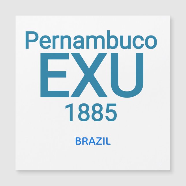 Exu brasilien Pernambuco 1885 (Frente)
