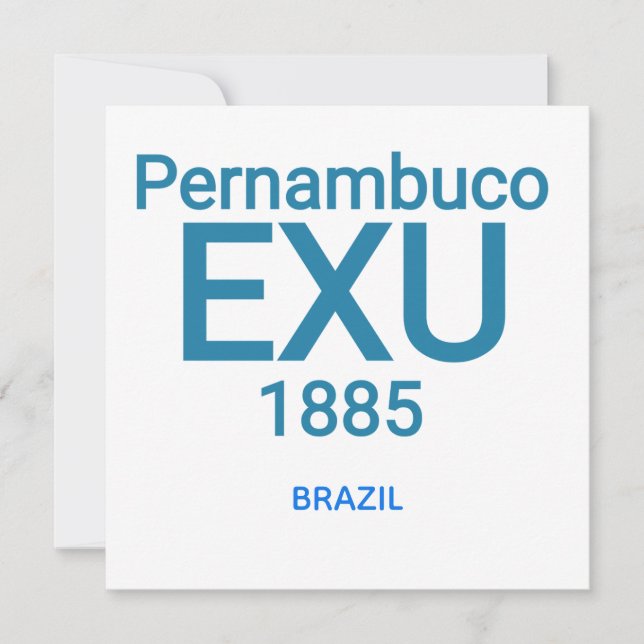 Exu brasilien Pernambuco 1885 (Frente)