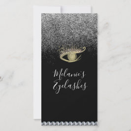 Eyelash Salon Business Após Cartões Sparkle Care
