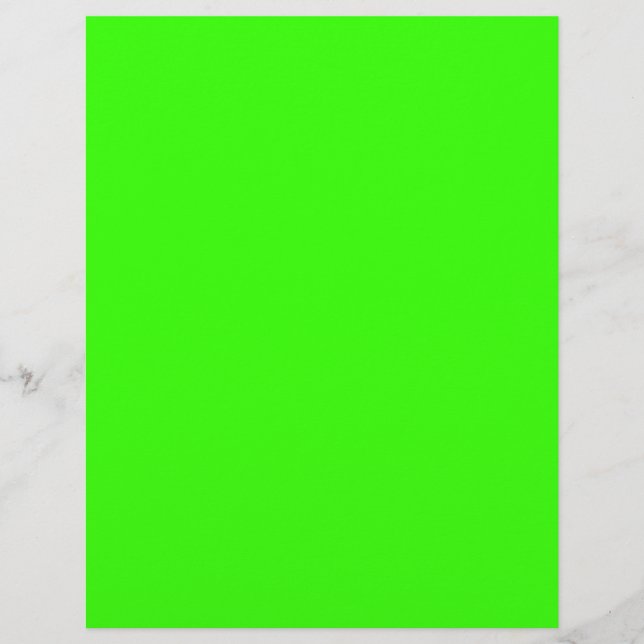 EZ-C Papel de carta Verde Brilhante/Cabeça Letal (Frente)