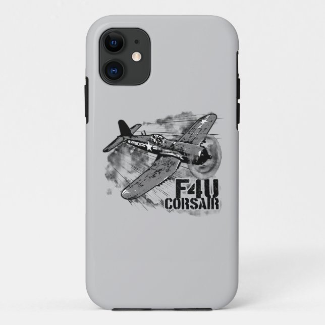 F4U capas de iphone de gabinete de correia (Verso)