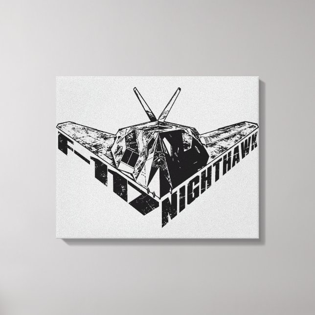 F-117 Canvas noturna (Frente)