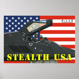F-117 Stealth EUA Poster