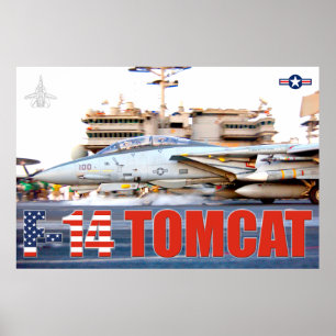 F-14 POSTER DE "LANÇAMENTO" TOMCAT