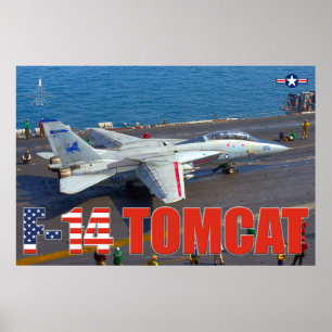 F-14 POSTER DE "LANÇAMENTO" TOMCAT
