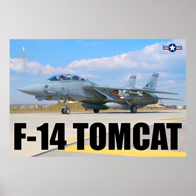 F-14 POSTER DE "PREVOO" TOMCAT (Frente)