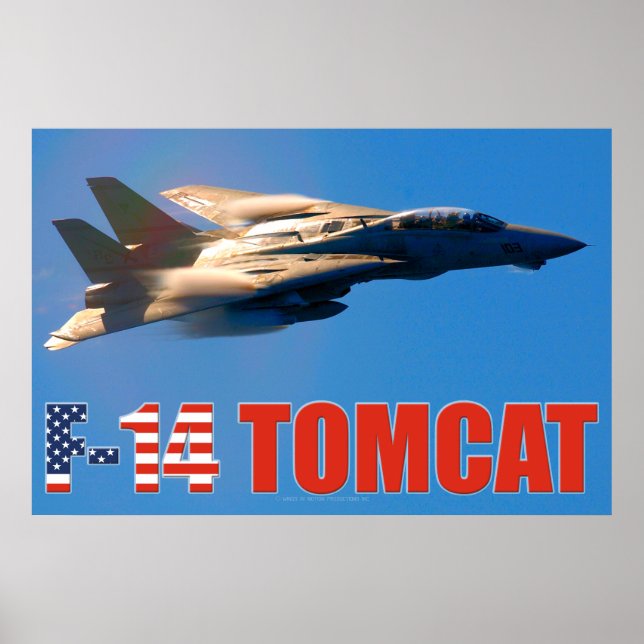 F-14 POSTER "MACH RUN" TOMCAT (Frente)