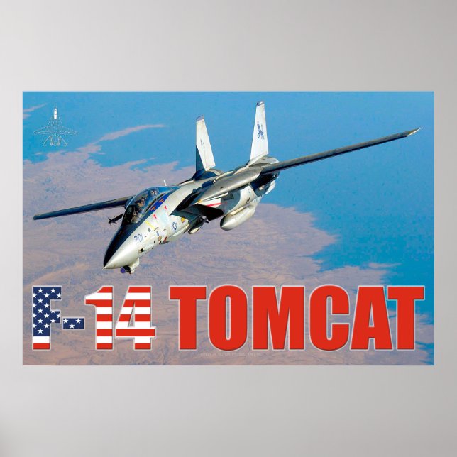 F-14 POSTER "ON PATROL" TOMCAT (Frente)