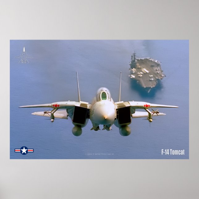 F-14 POSTER "ON PATROL" TOMCAT (Frente)
