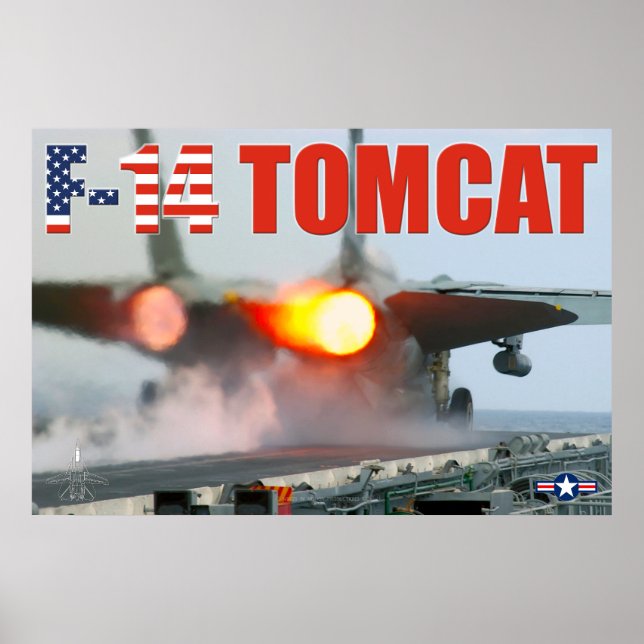 F-14 TOMCAT "AFTERBURNER" POSTER (Frente)