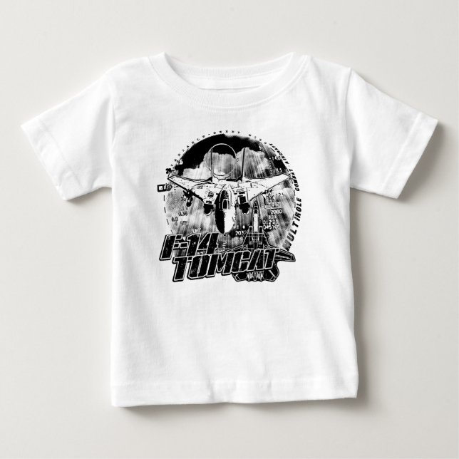 F-14 Tomcat Baby Romper T-Shirt (Frente)