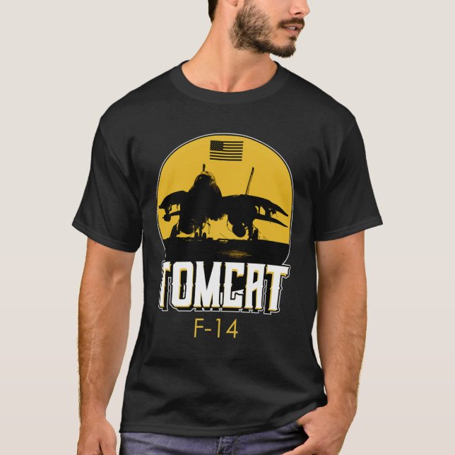 F-14 Tomcat Fighter Jet T-Shirt (Frente)