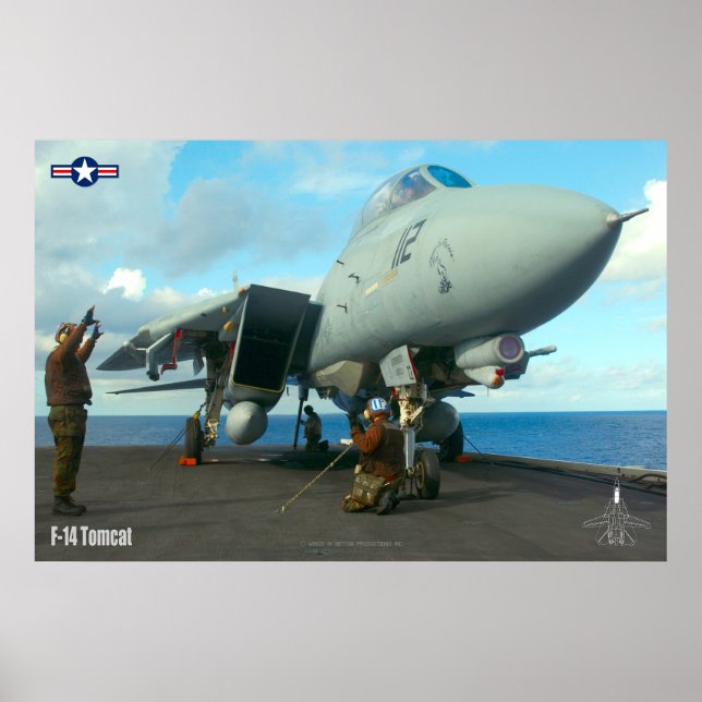F-14 TOMCAT "FLIGHTDECK" POSTER (Frente)
