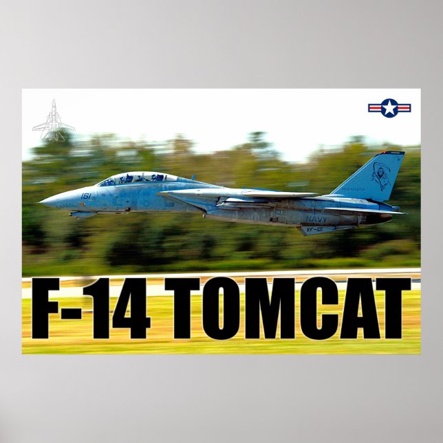 F-14 TOMCAT "TAKEOFF" POSTER (Frente)