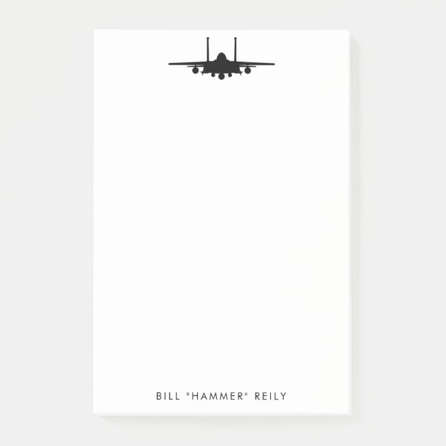 F-15 Bloco de Notas Personalizado do Combatente de (Frente)