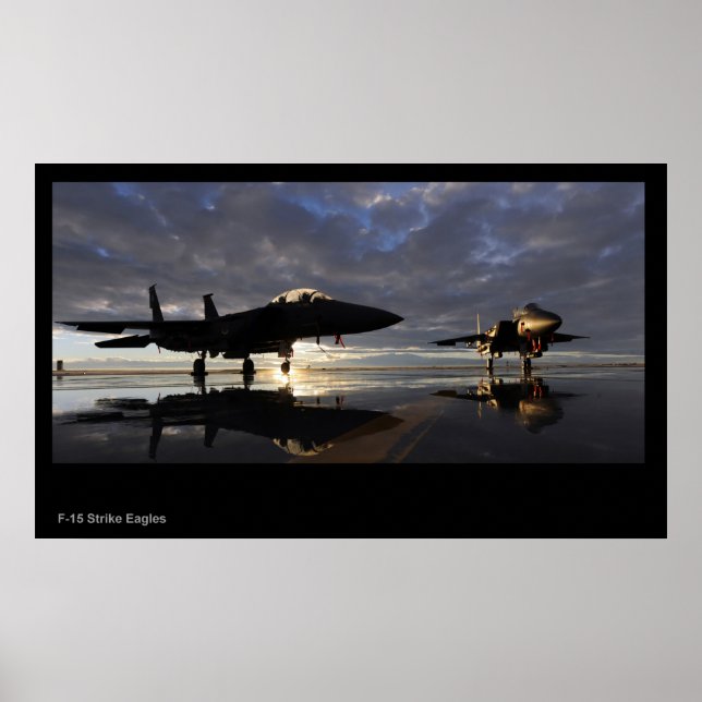 F-15 poster de Águia de Greve (Frente)