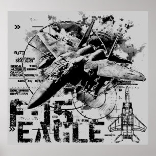 F-15 Posters de águia
