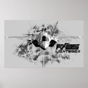 F-35 impressão do relâmpago II