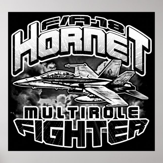 F/A-18 Hornet Poster BK Poster (Frente)