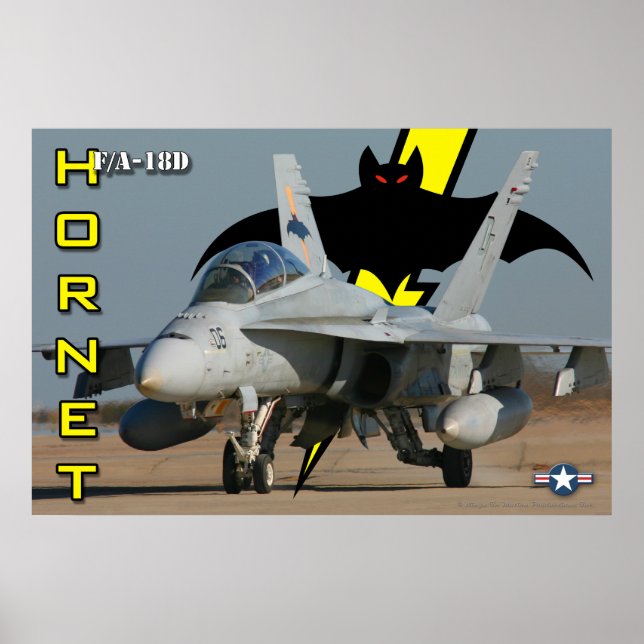 F/A-18D Poster Hornet (Frente)