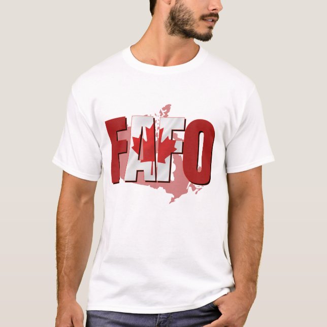 F.A.F.O Canadian Flag T-Shirt (Frente)