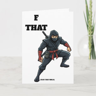 F aquele Cartão de Divórcio Ninja
